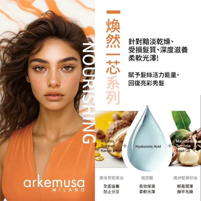【arkemusa】奇蹟瞬效護髮油75ml(專櫃公司貨)