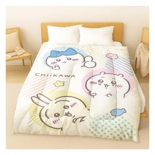 【享夢城堡】MIT石墨烯發熱抗菌暖被150x200cm－多款任選 吉伊卡哇酷洛米三眼怪帕恰狗醜魚貓福卡通冬被棉被