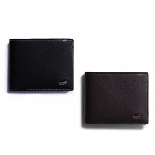 【Crocodile】鱷魚皮件 短夾 12卡 窗格 零錢 男夾 拉鍊零錢男夾 0203-1101-黑咖 