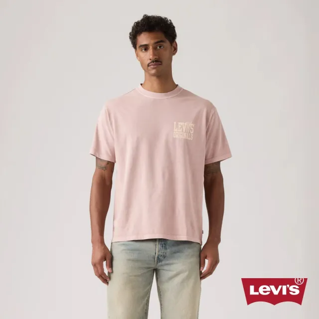 【LEVIS】Vintage寬鬆版型 造型短袖Tee 男生上衣 熱賣單品 87373-0404