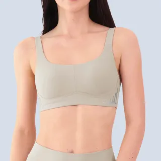 【sloggi】GET ACTIVE簡約時尚運動U領內衣(石英灰)