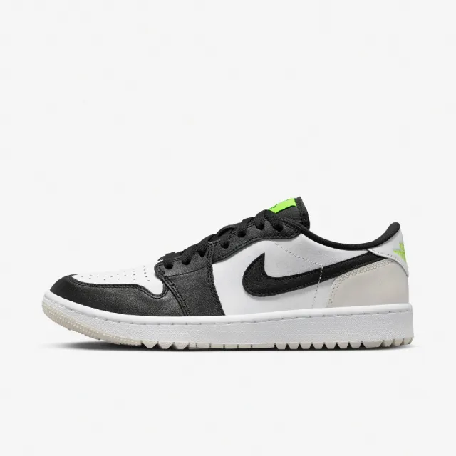 【NIKE 耐吉】高爾夫球鞋 Air Jordan 1 Low G 男鞋 防水鞋面 黑 白 休閒鞋 AJ1(DD9315-108)