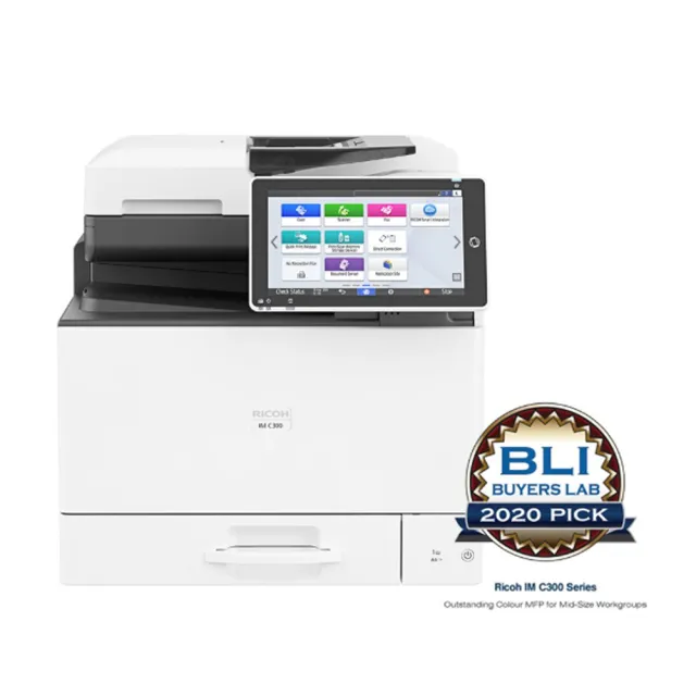 【RICOH】IMC300 IMC300F A4彩色雷射多功能事務機 彩色雷射印表機 影印機 福利機(掃描 傳真 列印 影印)