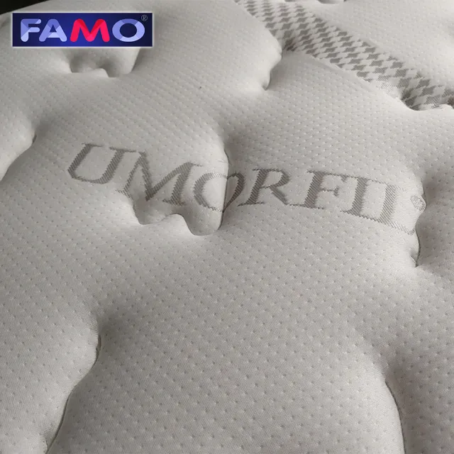 【FAMO 法摩】雙人加大美眠硬式獨立筒床墊6x6.2尺x27cm-膠原蛋白/比利時乳膠/3D透氣