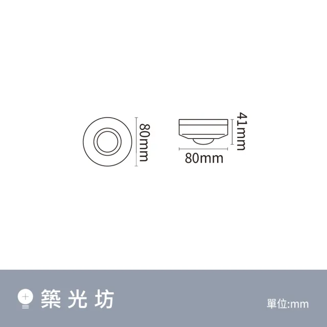 【DanceLight 舞光】四入 室內紅外線感應器 全電壓 吸頂式 ｜ RP-IS1024