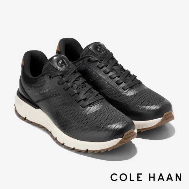 【Cole Haan】GRAND CROSSCOURT 20.4.7 GOLF 高爾夫球鞋 男款一般楦 黑色/象牙白(C43886)