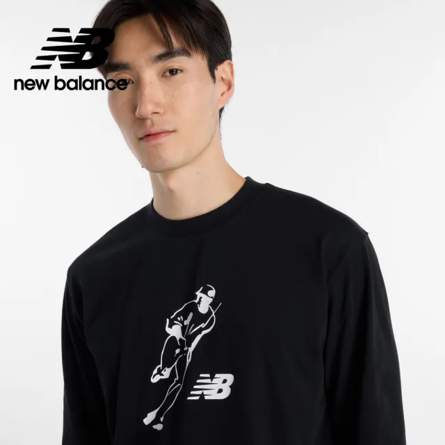 【NEW BALANCE】NB 大學T 大谷翔平x長袖上衣_男性_黑/深藍_MT6129GVBK_MT6129GVTNV(美版 版型偏大)