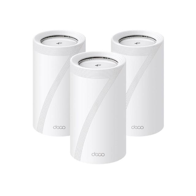 【TP-Link】Wi-Fi 7 BE11000 三頻 2.5G 真Mesh 無線路由器 分享器(支援AI筆電/透天厝/Deco BE65 三入組)