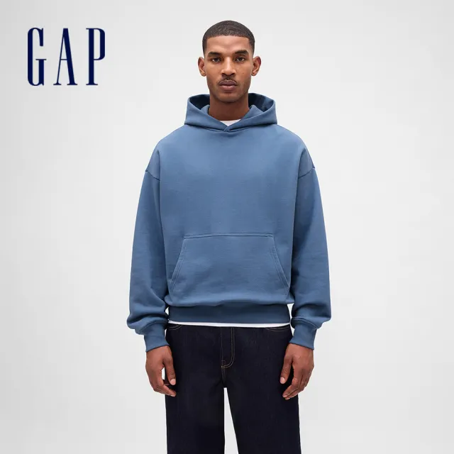 【GAP】男女同款 素色帽T-多款任選(821270)