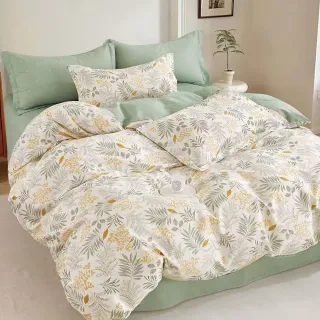 【ONE FINE DAY 日禾家居】台灣製 200織純棉床包枕套組-多款任選(單/雙/加大_均價)