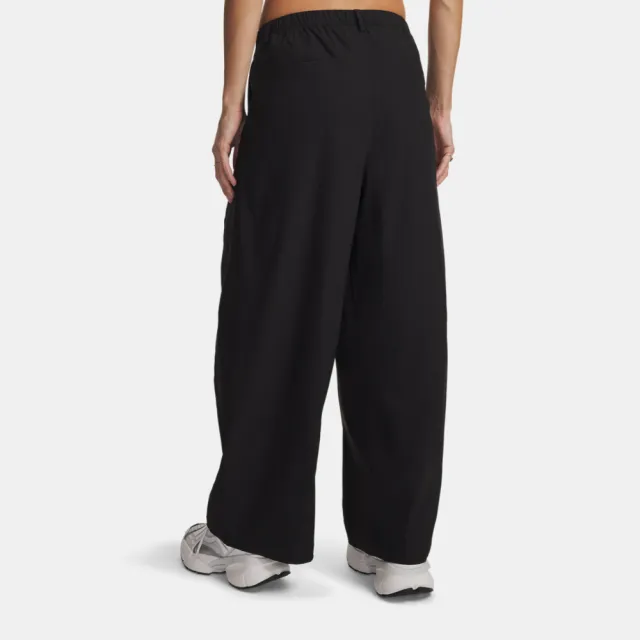 【UNDER ARMOUR】UA 女 Unstoppable Pleated 長褲_6009690-008(黑色)