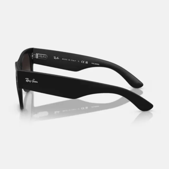 【RayBan 雷朋】粗版方形膠框偏光抗UV太陽眼鏡(RB4840S-601ST3 52mm)