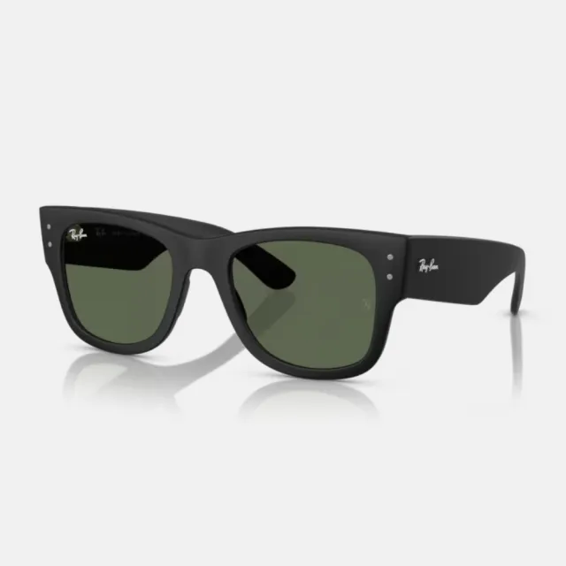 【RayBan 雷朋】粗版方形膠框抗UV太陽眼鏡(RB4840S-601S71 52mm)