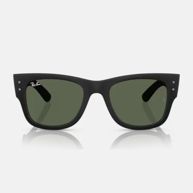 【RayBan 雷朋】粗版方形膠框抗UV太陽眼鏡(RB4840S-601S71 52mm)