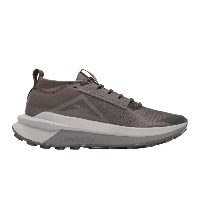 【NIKE 耐吉】越野跑鞋 ZoomX Zegama Trail 2 男鞋 棕 灰 氣墊 戶外 FD5190-011