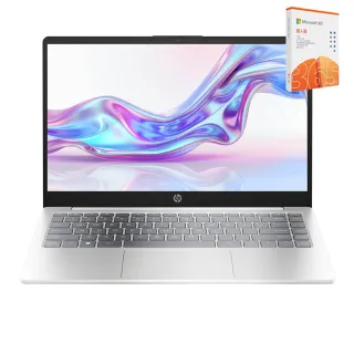 【HP 惠普】M365★14吋Ryzen 3 7320U輕薄效能筆電(14-em0231AU/R3-7320U/8G/512G/W11/極地白)