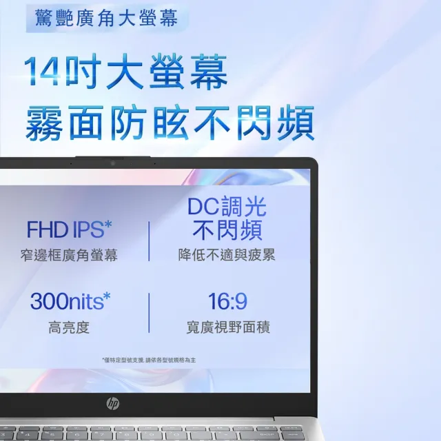 【HP 惠普】M365★14吋Ryzen 3 7320U輕薄效能筆電(14-em0231AU/R3-7320U/8G/512G/W11/極地白)
