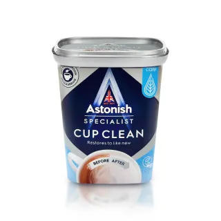 【Astonish 英國潔】茶漬除垢活氧粉1罐去茶垢 去咖啡垢 保溫瓶 除垢 清洗衣機(新舊包裝隨機出貨)
