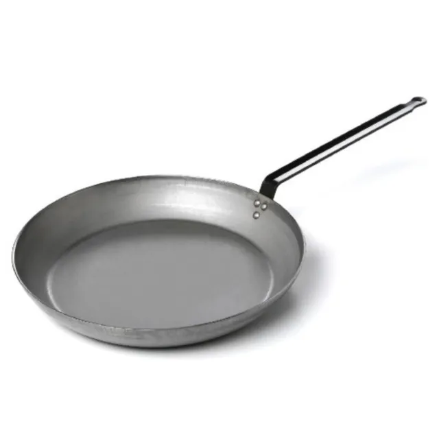 【GUSTO】20cm商用碳鋼平底鍋(厚度3.0mm 無塗層)