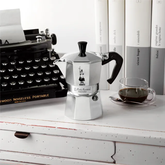 【Bialetti 比亞樂堤】經典摩卡壺MOKA-9杯份(義式濃縮/露營咖啡壺/原廠保固2年)