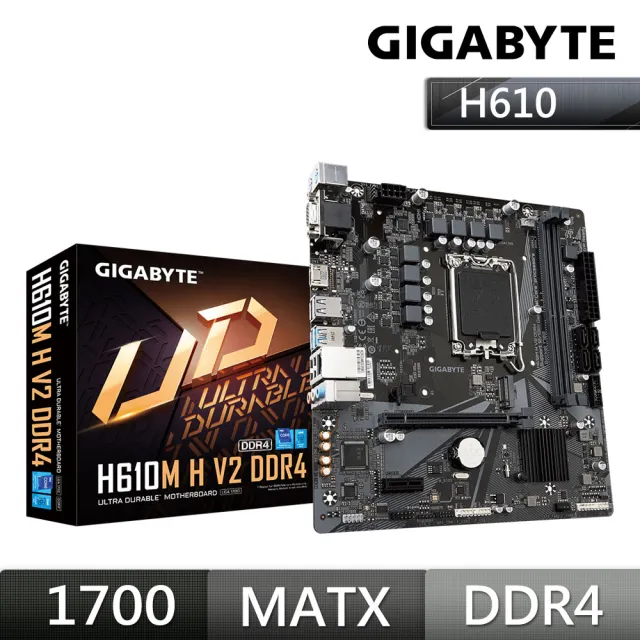 RAM+MB組合【金士頓】DDR4 3200 16GB PC 記憶體 KCP432NS8/16 品牌專用技嘉 H610M 