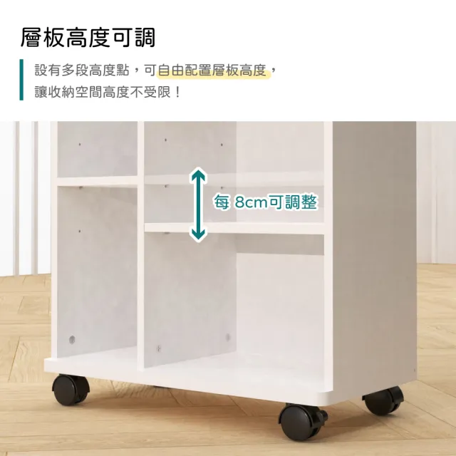 【林製作所】桌邊收納櫃 延伸桌(台灣製造 移動式推車 桌邊櫃 L型書桌 書桌收納 側書櫃)