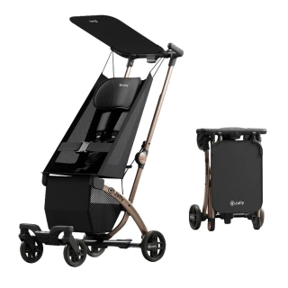 【JOLLY】Pad 輕便兒童推車(雙寶推車 雙寶神器 自動秒收車 嬰兒車 單手收車)