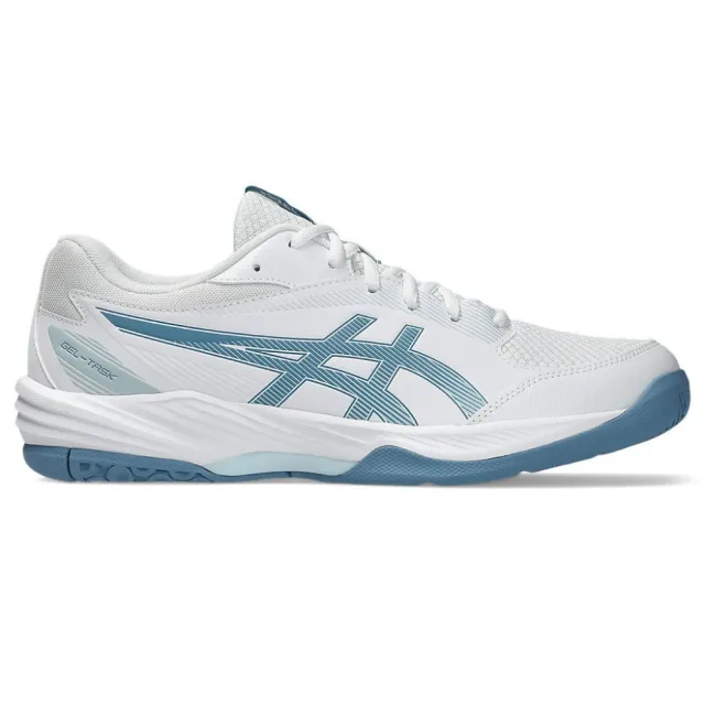 【asics 亞瑟士】排球鞋 男鞋 匹克球 運動鞋 緩震 GEL-TASK 4 白藍綠 1071A103-103