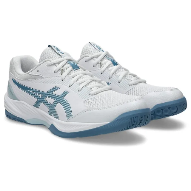 【asics 亞瑟士】排球鞋 男鞋 匹克球 運動鞋 緩震 GEL-TASK 4 白藍綠 1071A103-103