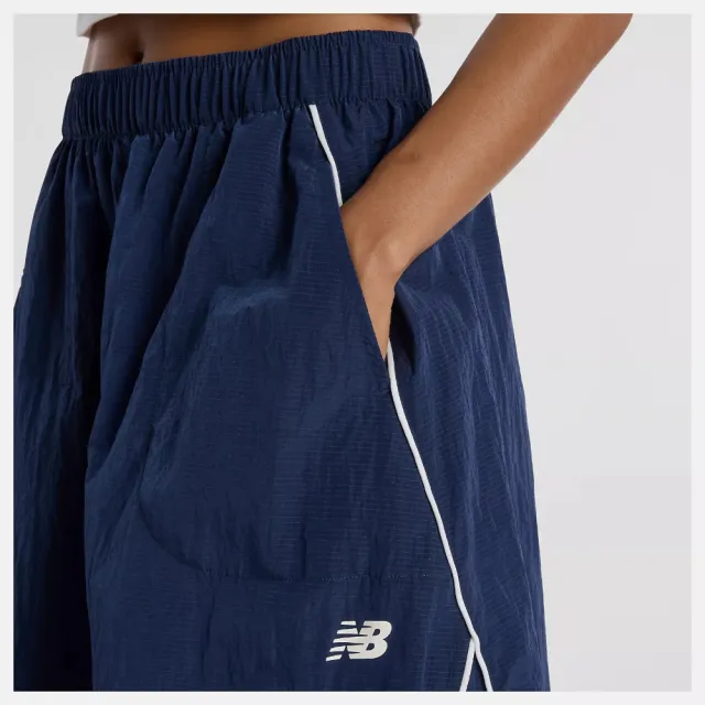 【NEW BALANCE】NB 長裙 女 運動裙 美規 藍 WB61D2OPNNY