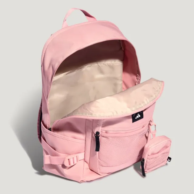【adidas 愛迪達】後背包 運動包 書包 旅行包 大容量 MH 2 IN 1 BP 粉 KR5110