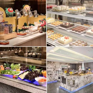 【新竹豐邑喜來登大飯店】盛宴自助餐廳自助式下午茶餐券(假日+150.YOUBON)