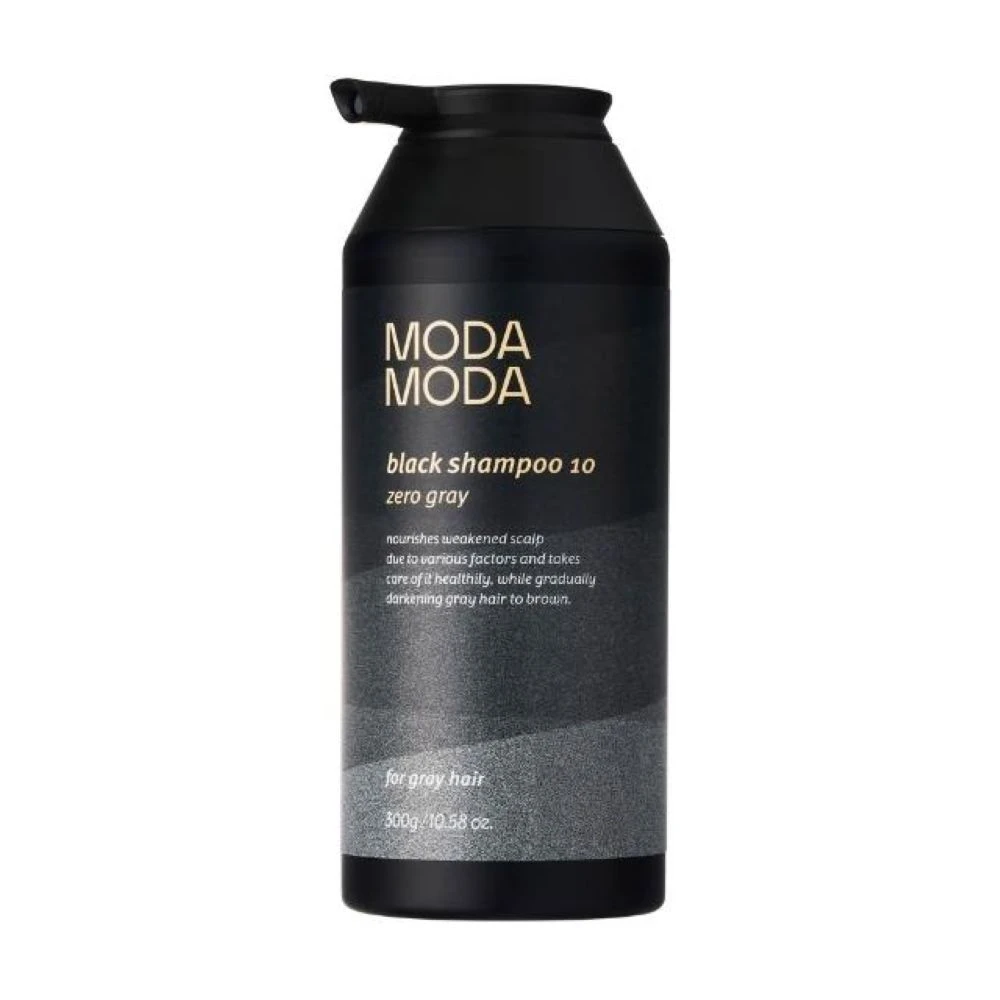 zero gray 黑色洗髮精 MODA MODAZERO GRAY 黑色洗髮精300g,白髮,黑髮,賦活喚黑,黑髮素)