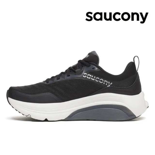 【SAUCONY 索康尼】男鞋 OMNI 23 ST 穩定保護 跑鞋 運動鞋 慢跑鞋 跑步鞋(SA21073-100)