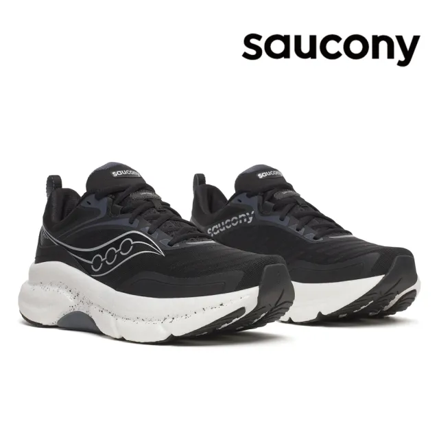 【SAUCONY 索康尼】男鞋 OMNI 23 ST 穩定保護 跑鞋 運動鞋 慢跑鞋 跑步鞋(SA21073-100)