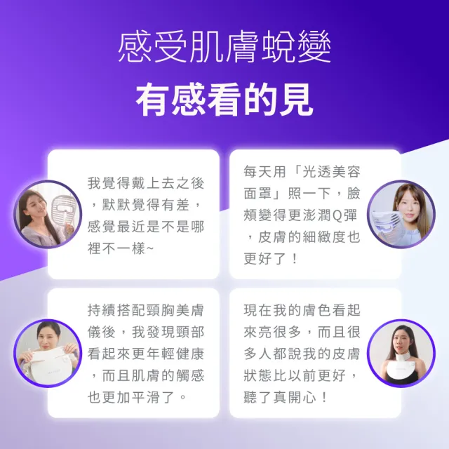 【iRestore】雙重嫩膚組「美容面罩+頸胸美膚儀」LED美膚嫩膚儀｜雙11限定