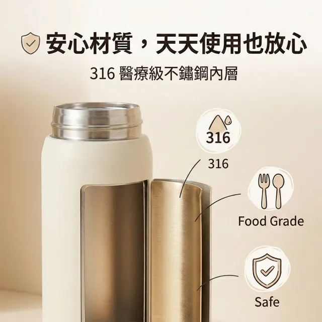 【PETER RABBIT 比得兔】輕巧便利杯316不鏽鋼保溫杯200ml(口袋杯/保溫瓶/環保杯)