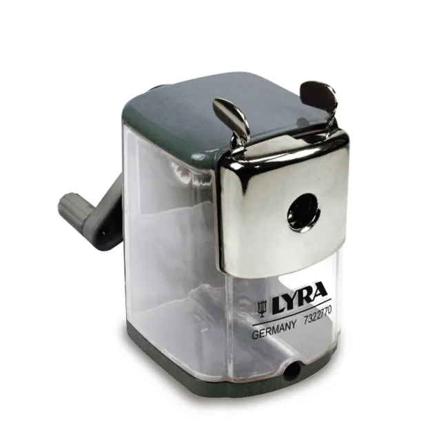 【LYRA】復古頂級削筆機(大小通吃 鐵製 削筆器 可調筆芯尖度)