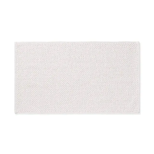 【MUJI 無印良品】棉鬆絨浴室地墊/S(柔白/淺灰/墨灰)