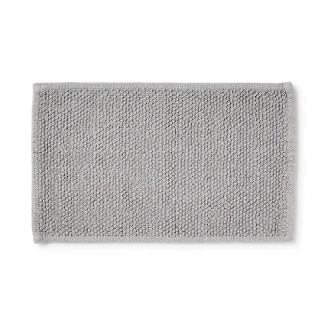 【MUJI 無印良品】棉鬆絨浴室地墊/S(柔白/淺灰/墨灰)