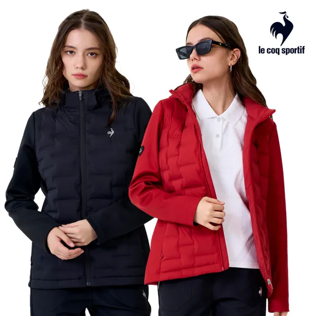 【LE COQ SPORTIF 公雞】防潑水羽絨外套 男女款 3色 LWW61392_LWW62392