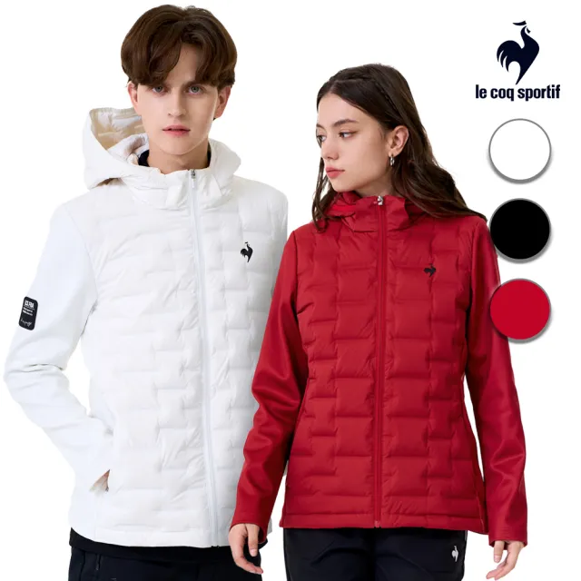 【LE COQ SPORTIF 公雞】防潑水羽絨外套 男女款 3色 LWW61392_LWW62392