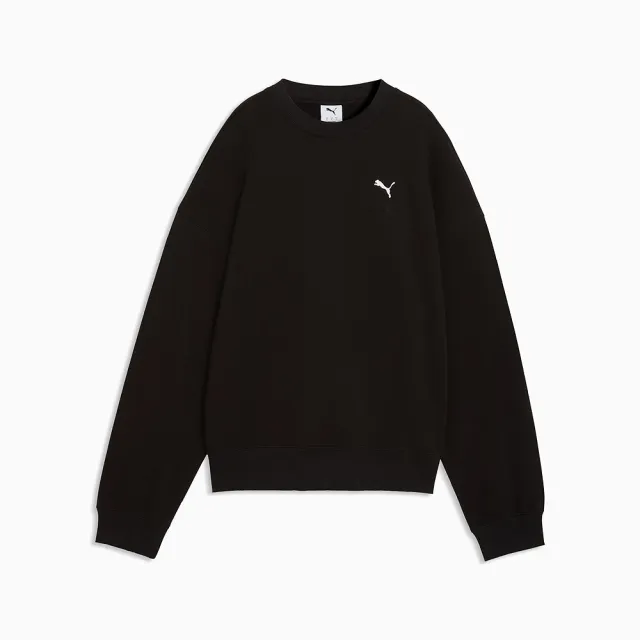 【PUMA】長袖上衣 女 寬鬆 歐規 ESS 黑 63603501