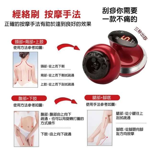 【GAARii】JF 電動刮痧儀 負壓拔罐 刮痧機 拔罐機 電動吸痧 熱敷刮痧 無線充電 九檔調節 液晶顯示