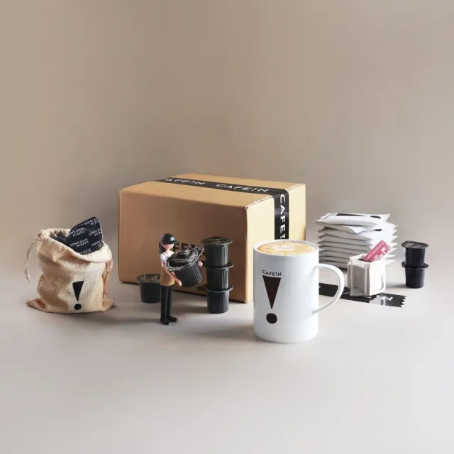【CAFE!N 硬咖啡】手工白瓷馬克杯M｜400ml