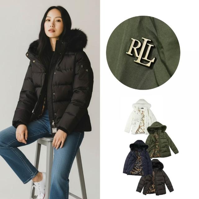 【RALPH LAUREN】Ralph Lauren 真羽絨 polo出國外套女外套 防風 連帽 帽可拆 冬天外套 防潑水 外套(1664)