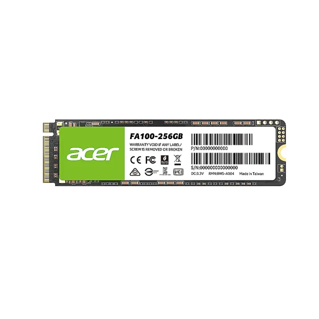 【Acer 宏碁】FA100 2TB M.2 PCIe Gen3 ssd固態硬碟 5年保固(最高讀取3150MB/s)