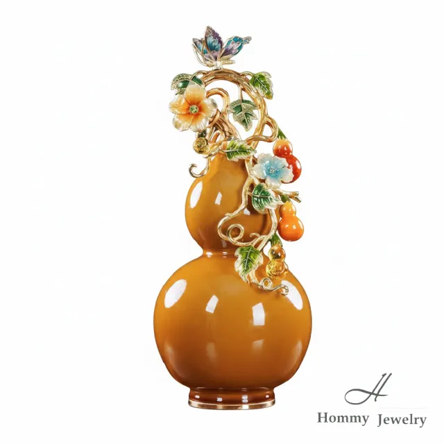 【幸福珠寶】母親節禮物  金藤納福・花果葫蘆藝品