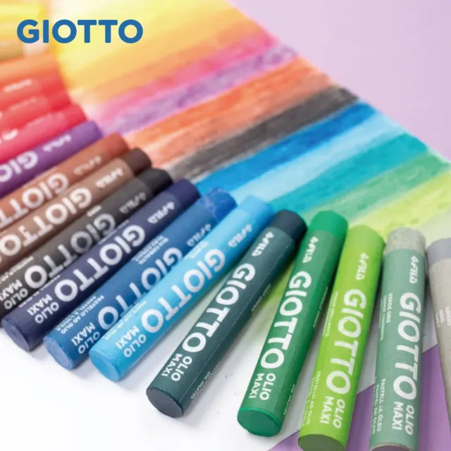 【GIOTTO】兒童粉蠟筆(48色)｜蠟筆 兒童蠟筆