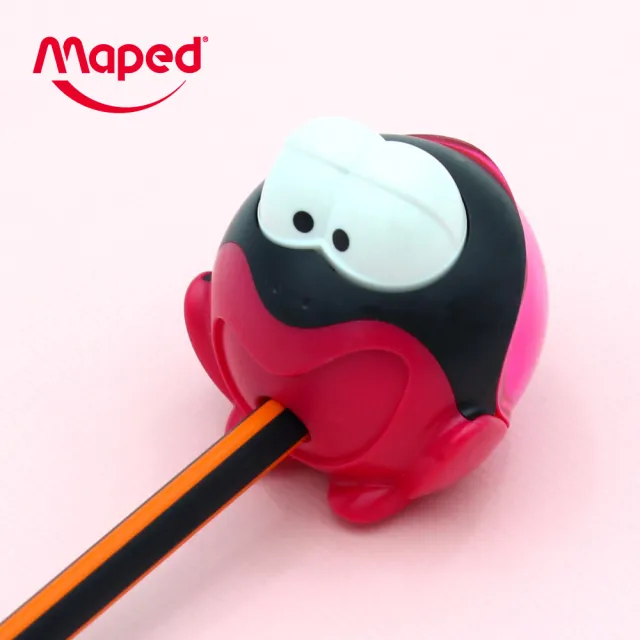 【Maped】大眼蛙智慧筆削-背卡款/顏色隨機(削鉛筆器 削鉛筆機 削鉛筆 班級獎品 削筆器 捲筆刀)